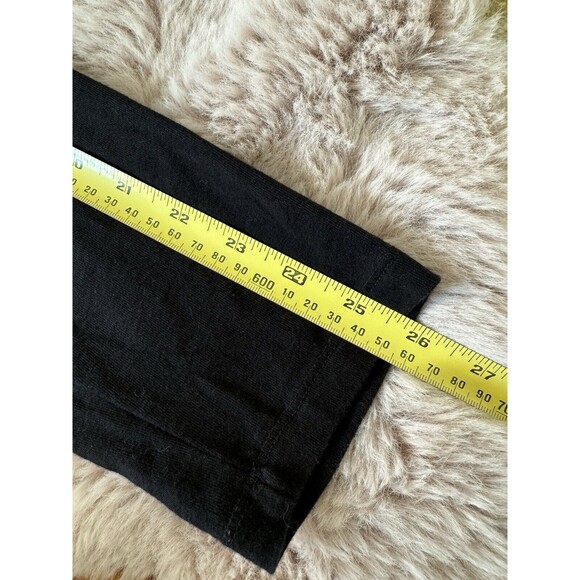 Konus Mens Long Sleeve Pullover Geometric Print Crewneck Black T-shirt Size M - Picture 7 of 8